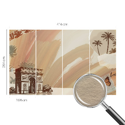 Papel de parede decorativo Viagem exótica