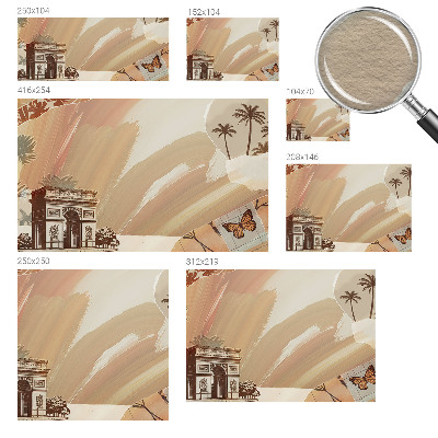 Papel de parede decorativo Viagem exótica