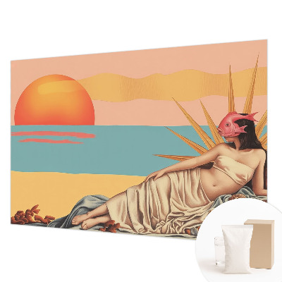 Papel de parede para quarto O Ocidente do Surrealismo