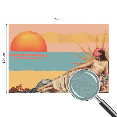 Papel de parede para quarto O Ocidente do Surrealismo