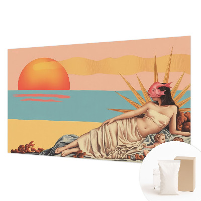 Papel de parede para quarto O Ocidente do Surrealismo