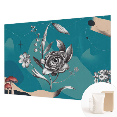 Fotomural Olho de flor