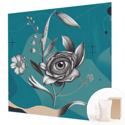 Fotomural Olho de flor