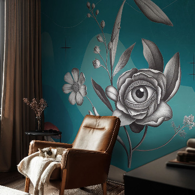 Fotomural Olho de flor
