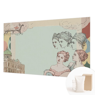 Mural de fotos na parede Colagem clássica
