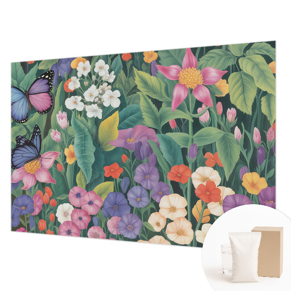 Papel de parede para sala Explosão de flores
