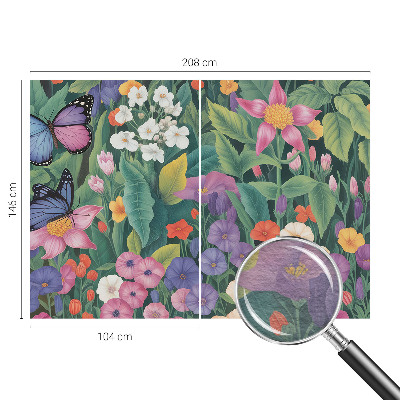Papel de parede para sala Explosão de flores