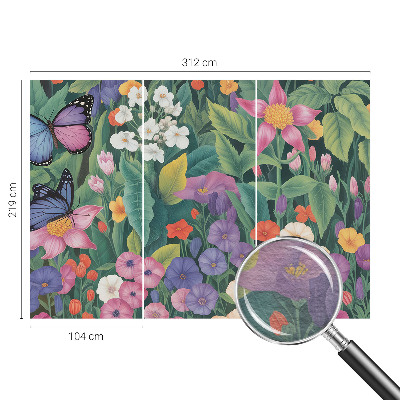 Papel de parede para sala Explosão de flores