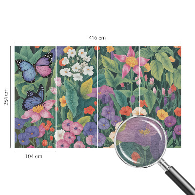 Papel de parede para sala Explosão de flores
