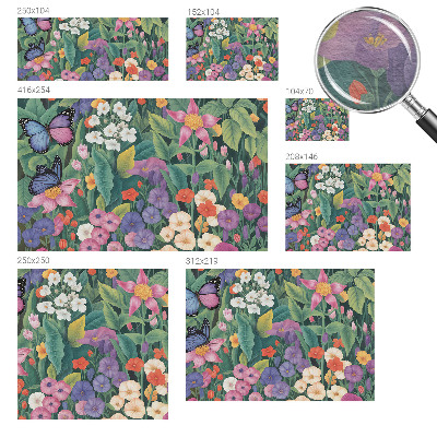 Papel de parede para sala Explosão de flores