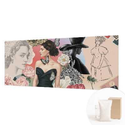 Papel de parede Flores e retratos