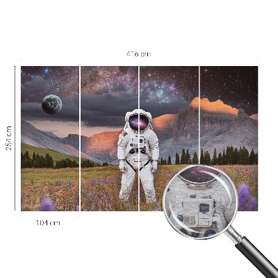 Papel de parede decorativo Paisagem cósmica