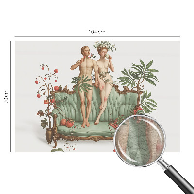 Mural de fotos na parede Elegância misteriosa