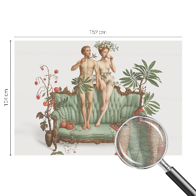 Mural de fotos na parede Elegância misteriosa