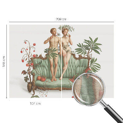 Mural de fotos na parede Elegância misteriosa