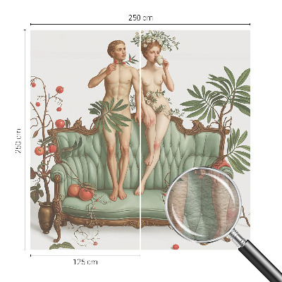 Mural de fotos na parede Elegância misteriosa