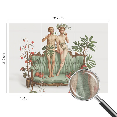 Mural de fotos na parede Elegância misteriosa