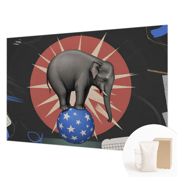 Fotomural Elefante de circo