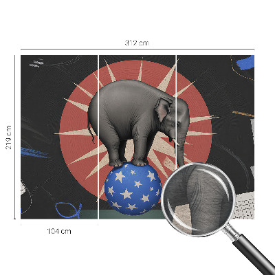 Fotomural Elefante de circo
