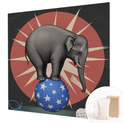Fotomural Elefante de circo