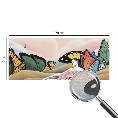 Papel de parede fotográfico Prado das borboletas