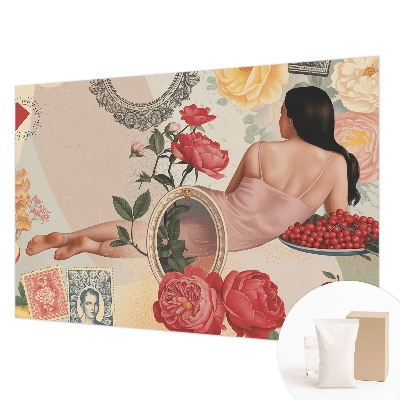 Papel de parede para sala Elegância floral