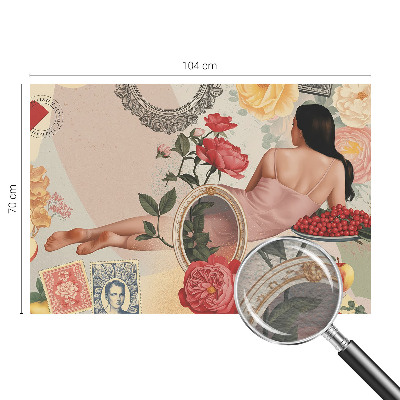 Papel de parede para sala Elegância floral