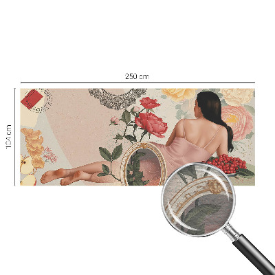 Papel de parede para sala Elegância floral