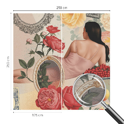 Papel de parede para sala Elegância floral