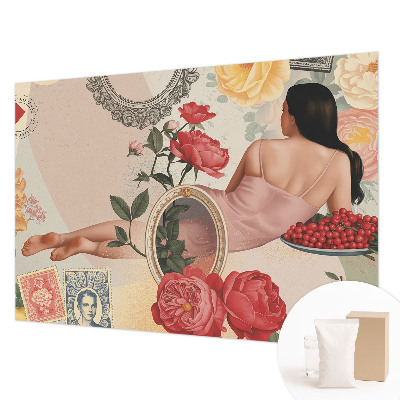 Papel de parede para sala Elegância floral