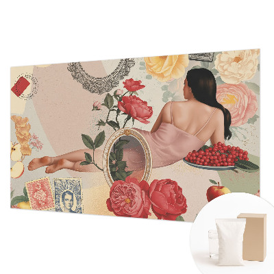 Papel de parede para sala Elegância floral
