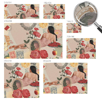 Papel de parede para sala Elegância floral