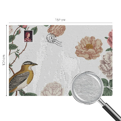 Papel de parede decorativo Flores vintage