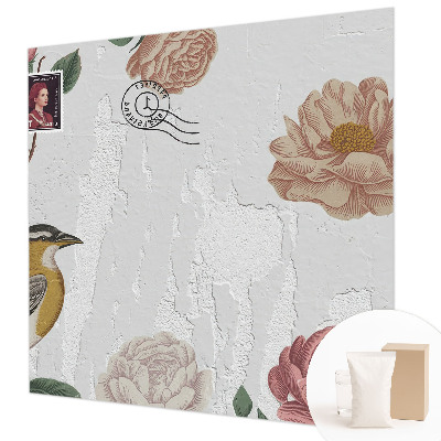 Papel de parede decorativo Flores vintage