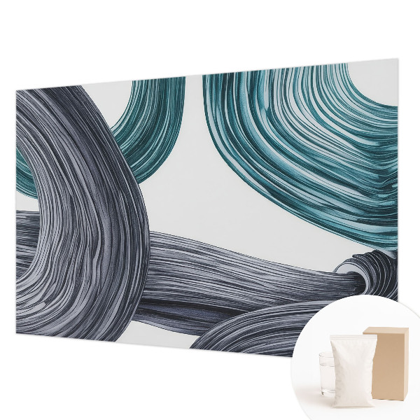 Papel de parede para sala Linhas fluidas
