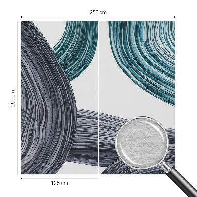Papel de parede para sala Linhas fluidas