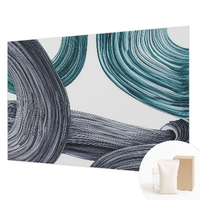 Papel de parede para sala Linhas fluidas