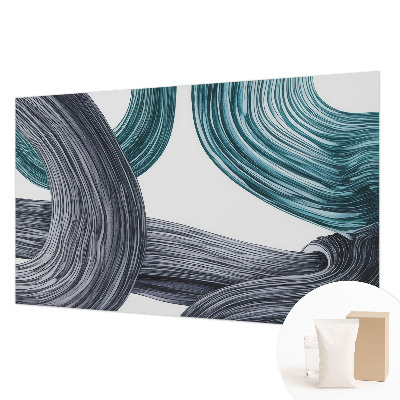 Papel de parede para sala Linhas fluidas