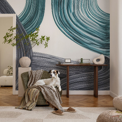 Papel de parede para sala Linhas fluidas