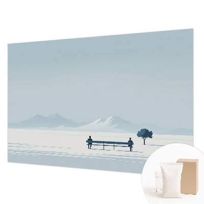 Papel de parede para quarto Paisagem minimalista
