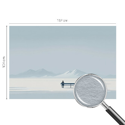 Papel de parede para quarto Paisagem minimalista