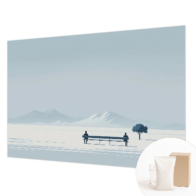 Papel de parede para quarto Paisagem minimalista