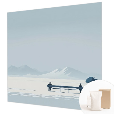 Papel de parede para quarto Paisagem minimalista