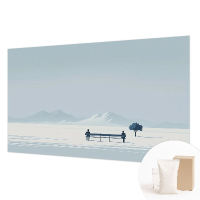 Papel de parede para quarto Paisagem minimalista