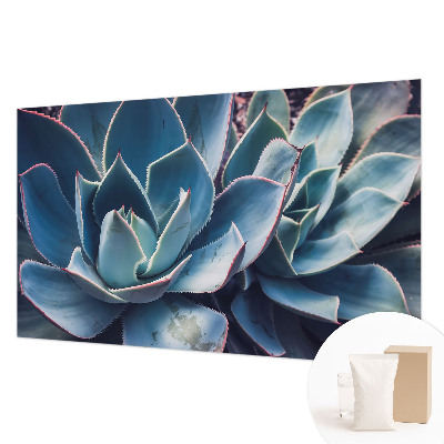 Papel de parede decorativo babosa verde