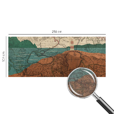 Papel de parede Mapa histórico