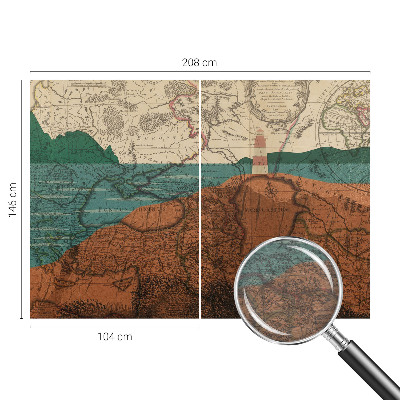 Papel de parede Mapa histórico