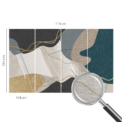 Fotomural Formas abstratas