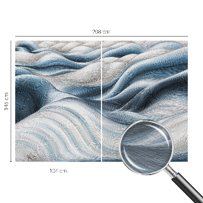 Papel de parede para quarto Ondas suaves
