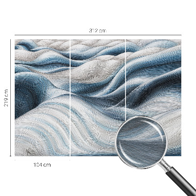 Papel de parede para quarto Ondas suaves
